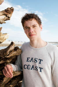 NH beach senior portrait session by Kerry Struble. Maine & New Hampshire portrait artist. Hampton Beach, Rye, NH coast.